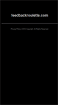 Mobile Screenshot of feedbackroulette.com